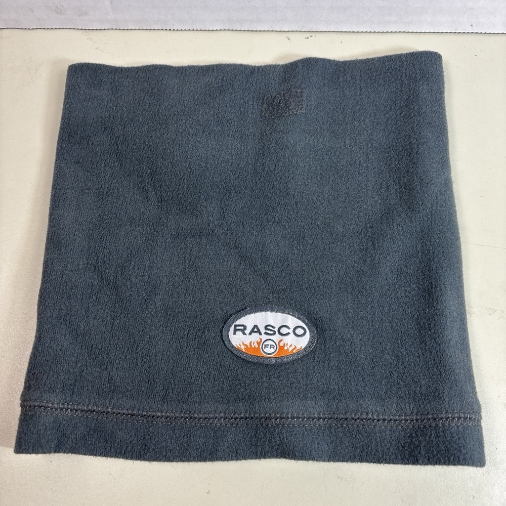 Rasco FR Flame Resistant Neck Gaiter Fleece Charcoal Gray Workwear Balaclava